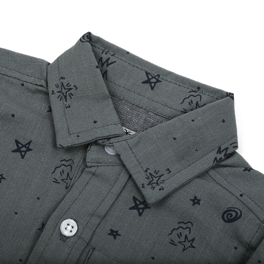 Newborn Boys Full Sleeves Suit - Grey, Newborn Boys Sets & Suits, Chase Value, Chase Value