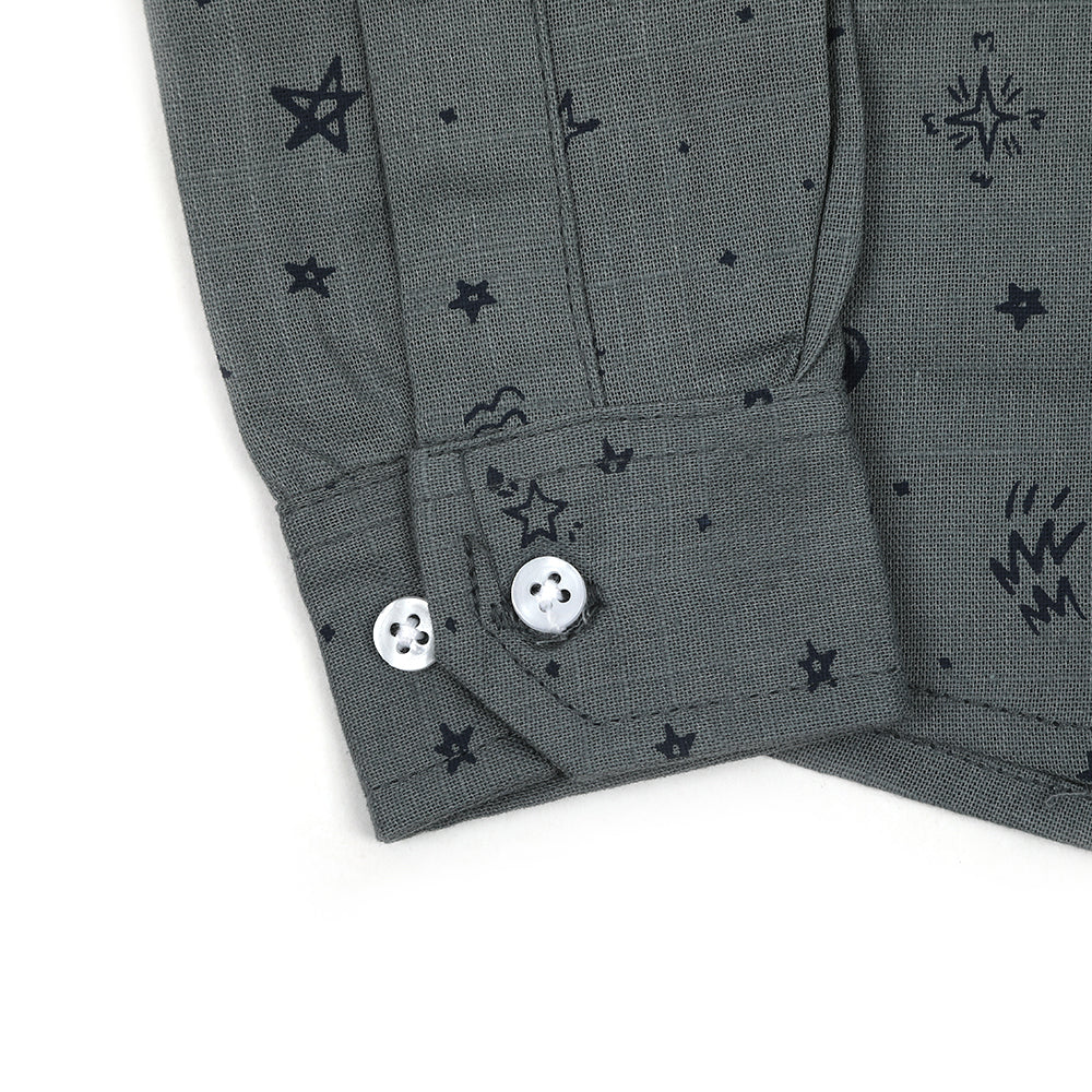 Newborn Boys Full Sleeves Suit - Grey, Newborn Boys Sets & Suits, Chase Value, Chase Value