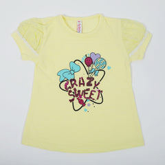 Girls Western Top - Yellow, Girls Tops, Chase Value, Chase Value