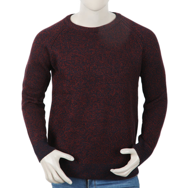 Eminent Men's Full Sleeves Sweater - Maroon