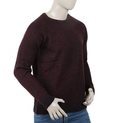 Eminent Men's Full Sleeves Sweater - Maroon