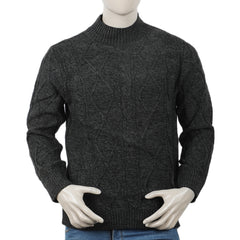 Eminent Men's Full Sleeves Sweater - Charcoal