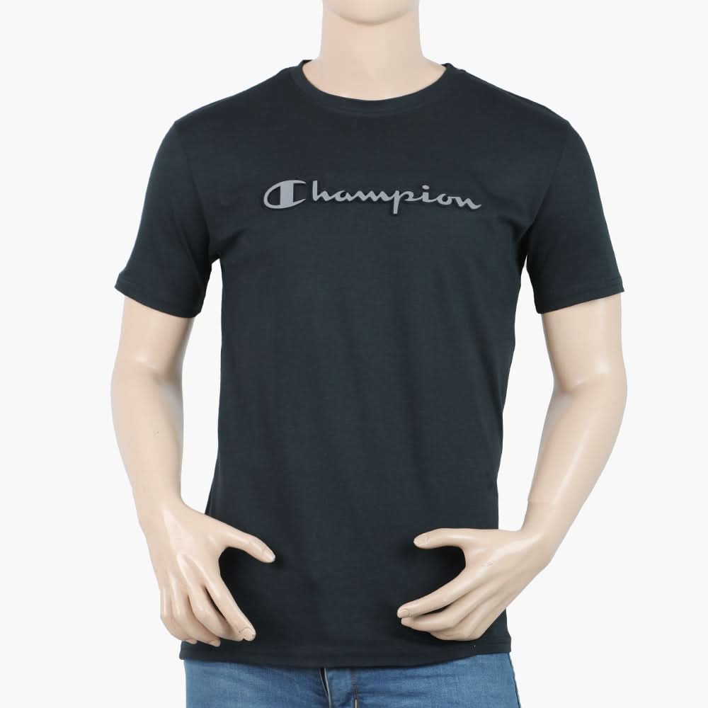 Men's Half Sleeves T-Shirt - Dark Grey, Men's T-Shirts & Polos, Chase Value, Chase Value