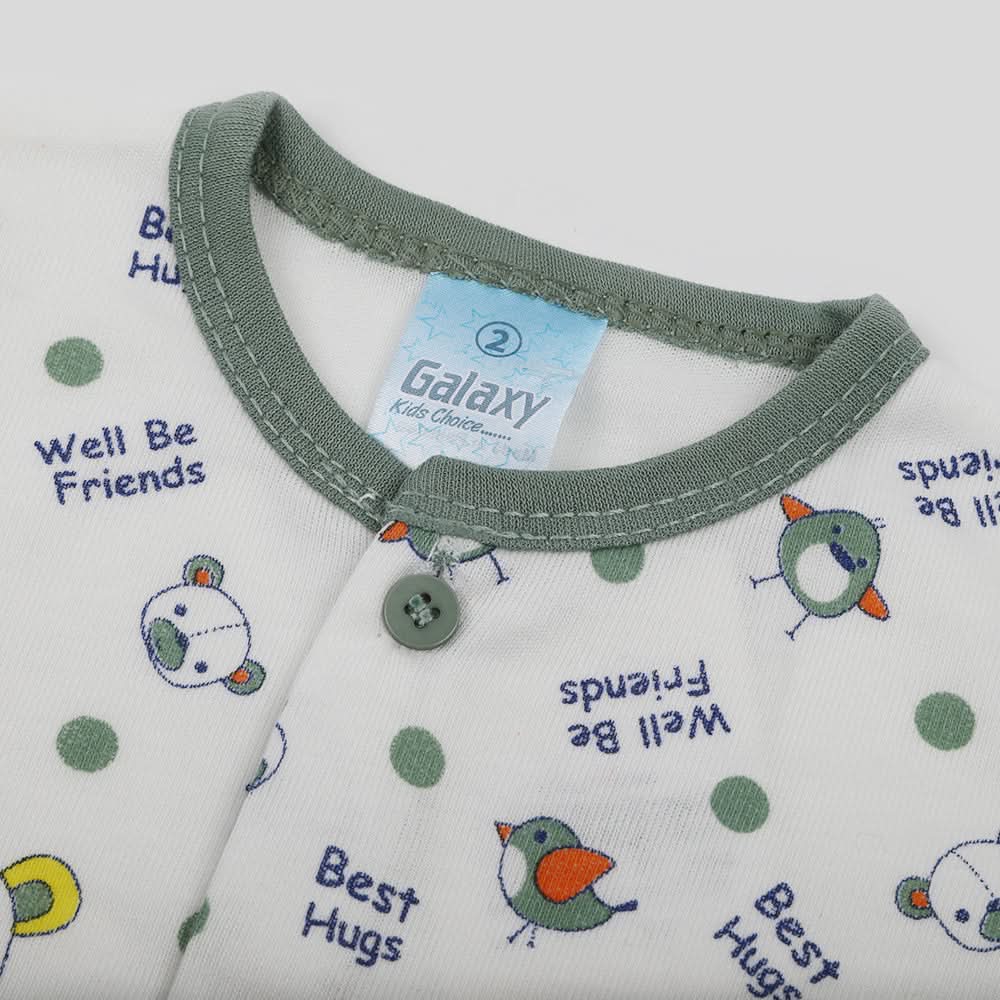 Newborn Boys Full Sleeves Suit - Olive, Newborn Boys Sets & Suits, Chase Value, Chase Value