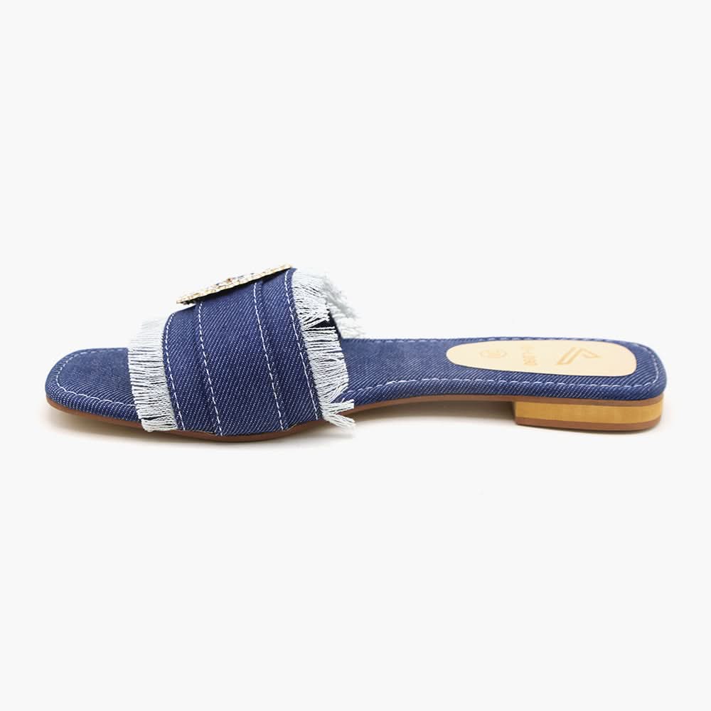 Women's Slipper - Blue, Women Slippers, Chase Value, Chase Value
