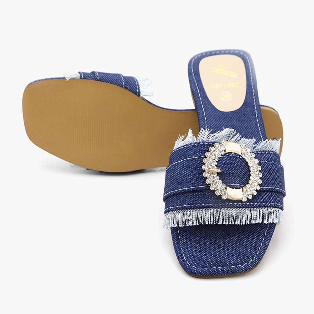 Women's Slipper - Blue, Women Slippers, Chase Value, Chase Value