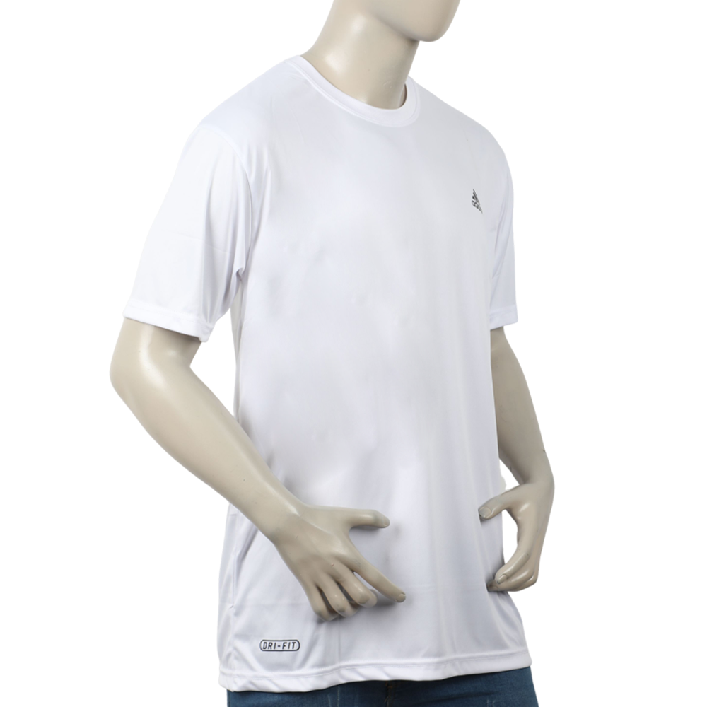 Men's Half Sleeves T-Shirt - White, Men's T-Shirts & Polos, Chase Value, Chase Value