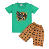 Valuable Boys Half Sleeves Suit - Green, Boys Sets & Suits, Chase Value, Chase Value