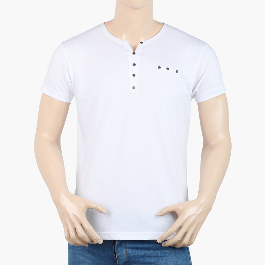 Men's Half Sleeves T-Shirt - White