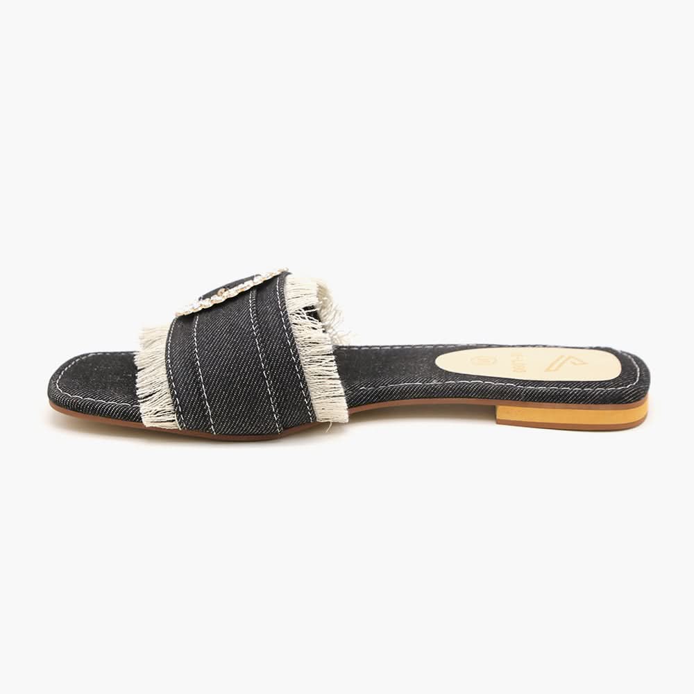 Women's Slipper - Black, Women Slippers, Chase Value, Chase Value