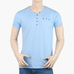 Men's Half Sleeves T-Shirt - Sky Blue