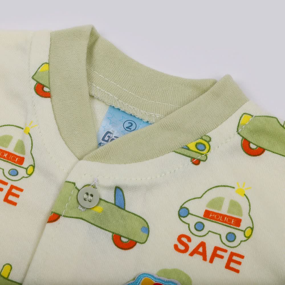 Newborn Boys Full Sleeves Suit - Light Green, Newborn Boys Sets & Suits, Chase Value, Chase Value