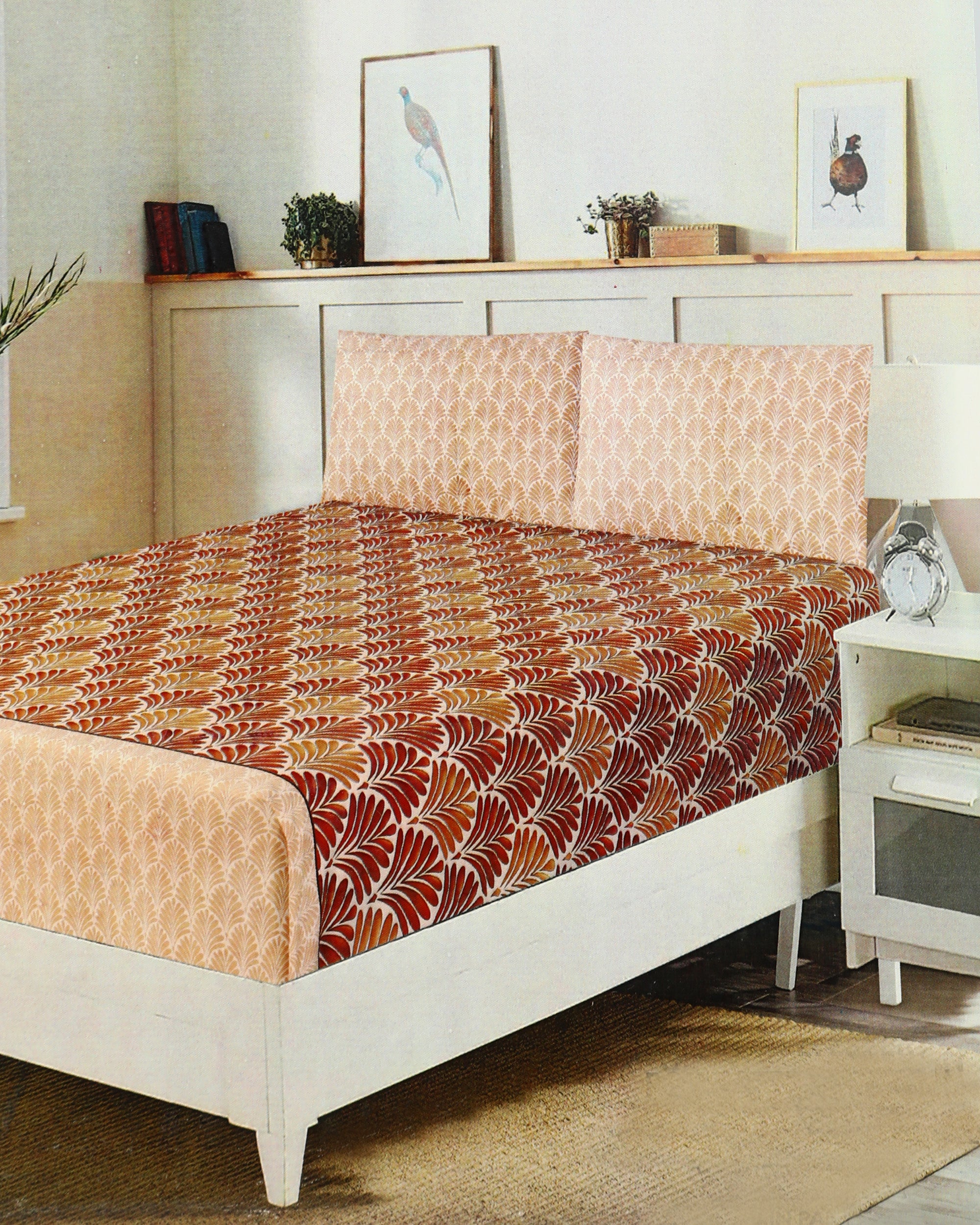 Valuables Fitted Bed Sheet Set with 2 Pillow Covers