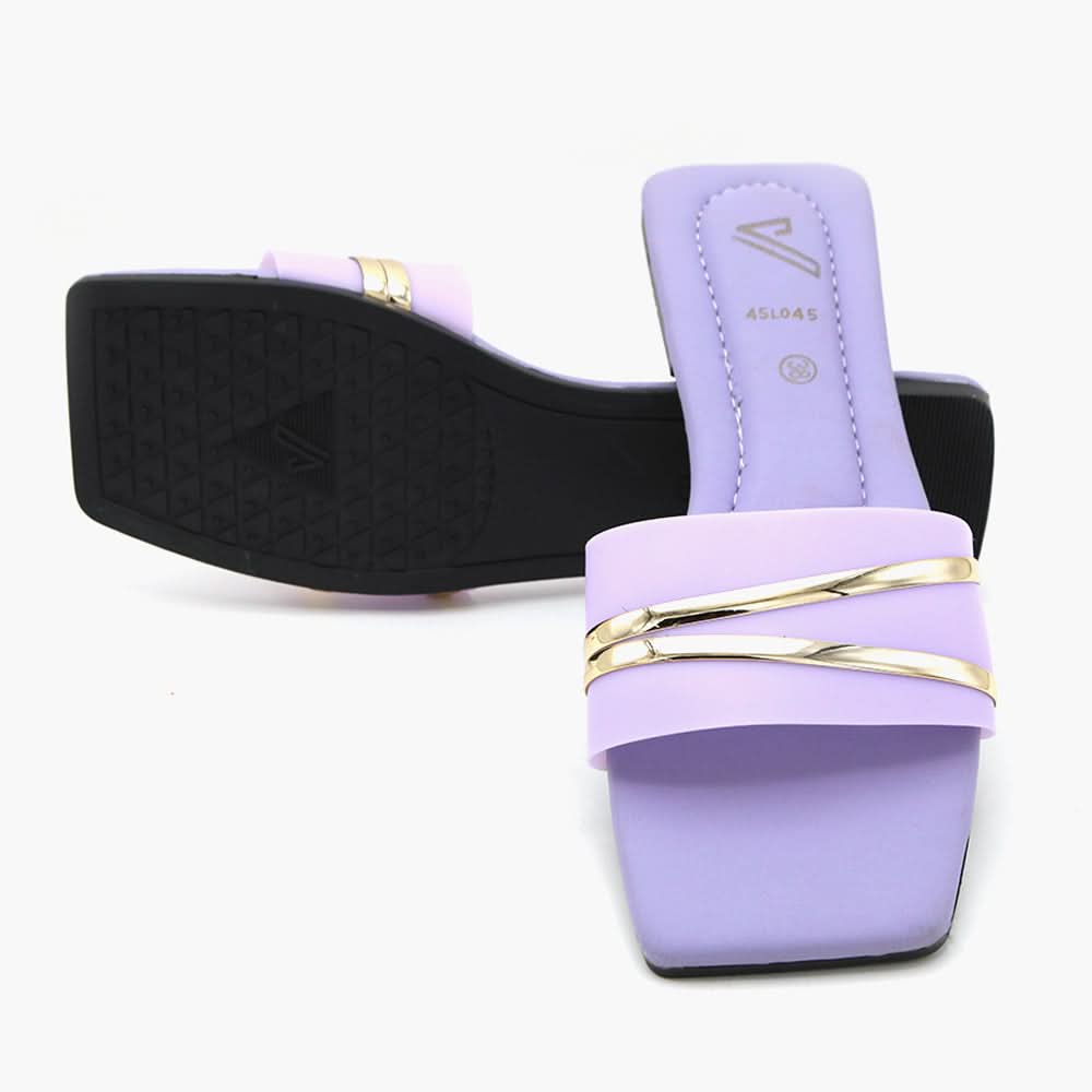 Women's Slipper - Purple, Women Slippers, Chase Value, Chase Value