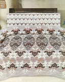 Valuables Printed King Bed Sheet Set - 90 x 95 Inch