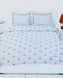 Cotton King Size Bed Sheet Set - 5 Pc - 96 x 102 Inch