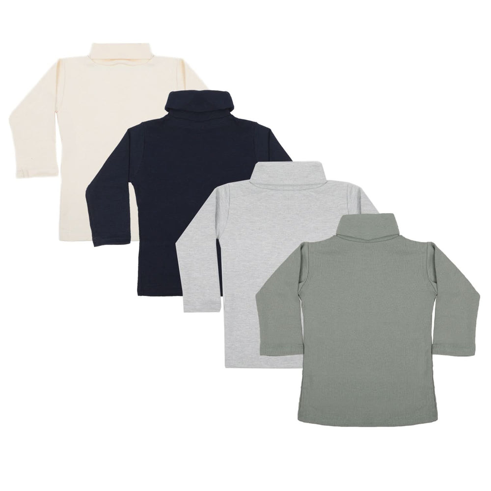 Boys Highneck Pack of 4, Boys High Neck, Chase Value, Chase Value