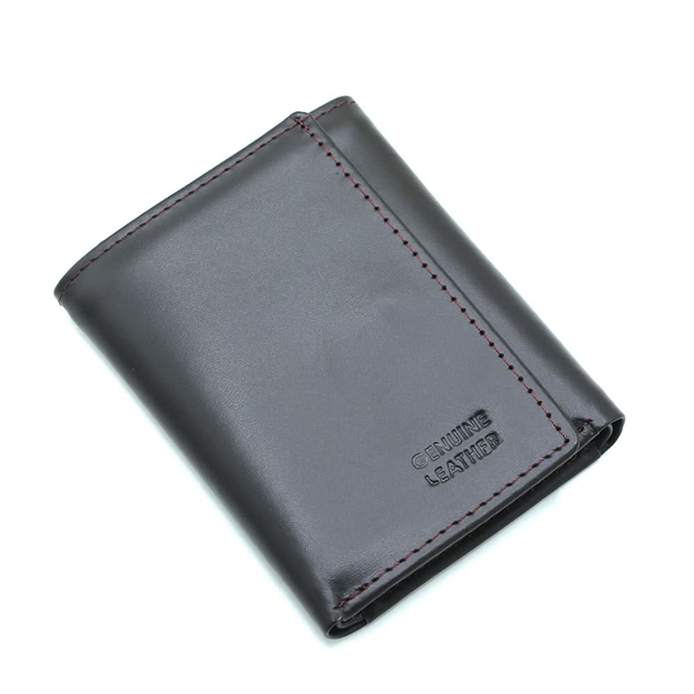 Men's Leather Wallet - Dark Brown, Men's Wallets, Chase Value, Chase Value