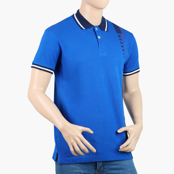 Men's Half Sleeves Polo T-Shirt - Blue