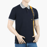 Men's Half Sleeves Polo T-Shirt - Navy Blue, Men's T-Shirts & Polos, Chase Value, Chase Value