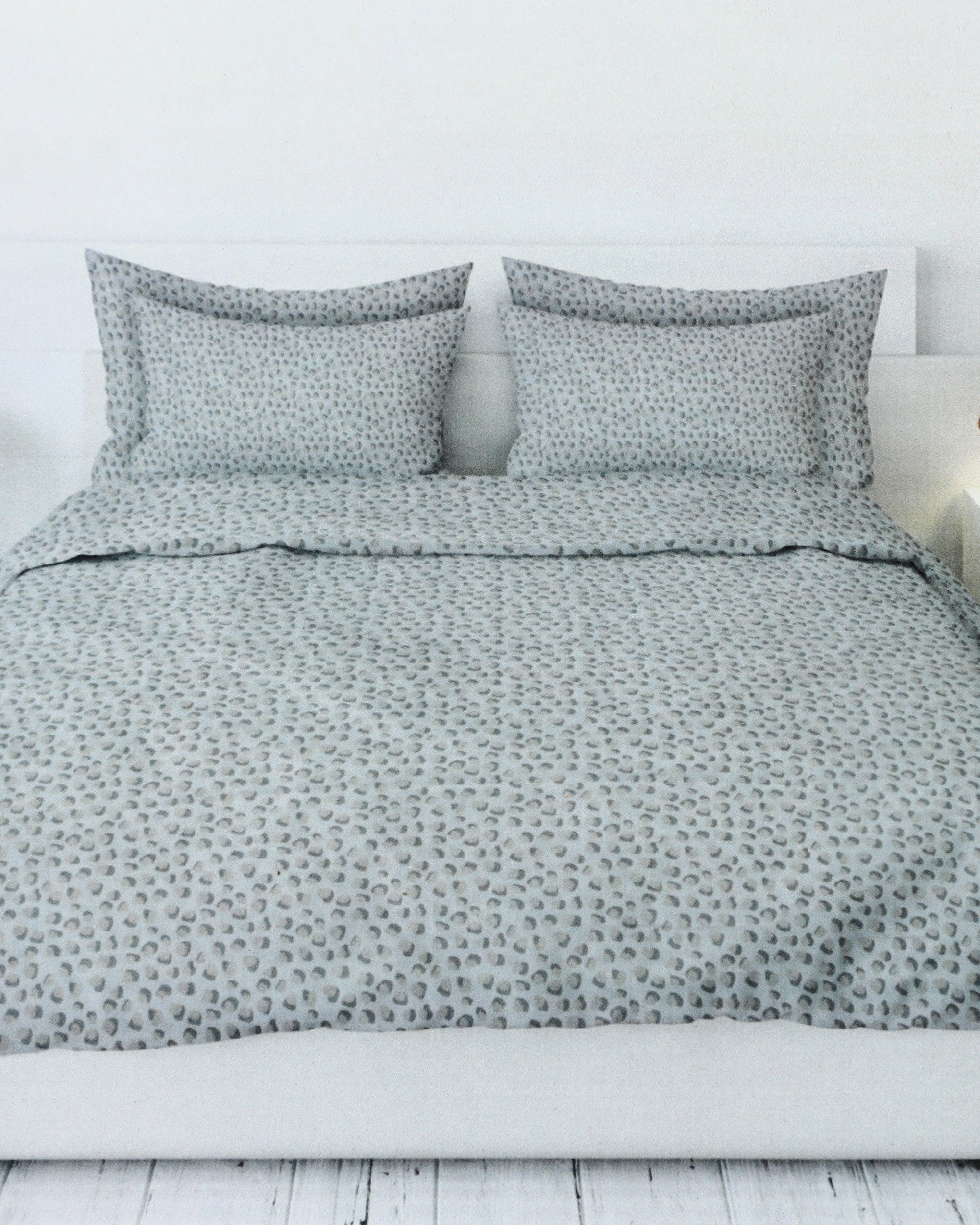 Cotton King Size Bed Sheet Set - 5 Pc - 96 x 102 Inch