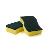 Dishwashing 2 Pcs Scrub Sponge, Washing Accessories, Chase Value, Chase Value