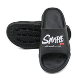 Slip on Open Toe Slider - Black, Men's Slippers, Chase Value, Chase Value