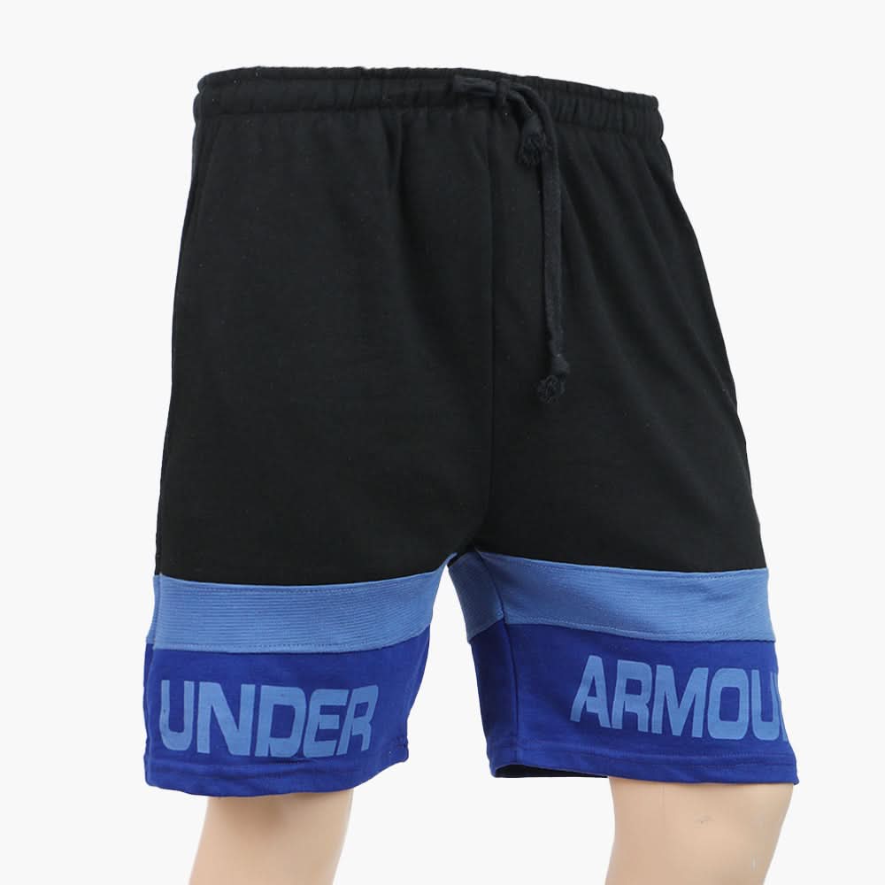 Men's Terry Short - Black & Blue, Men's Shorts, Chase Value, Chase Value