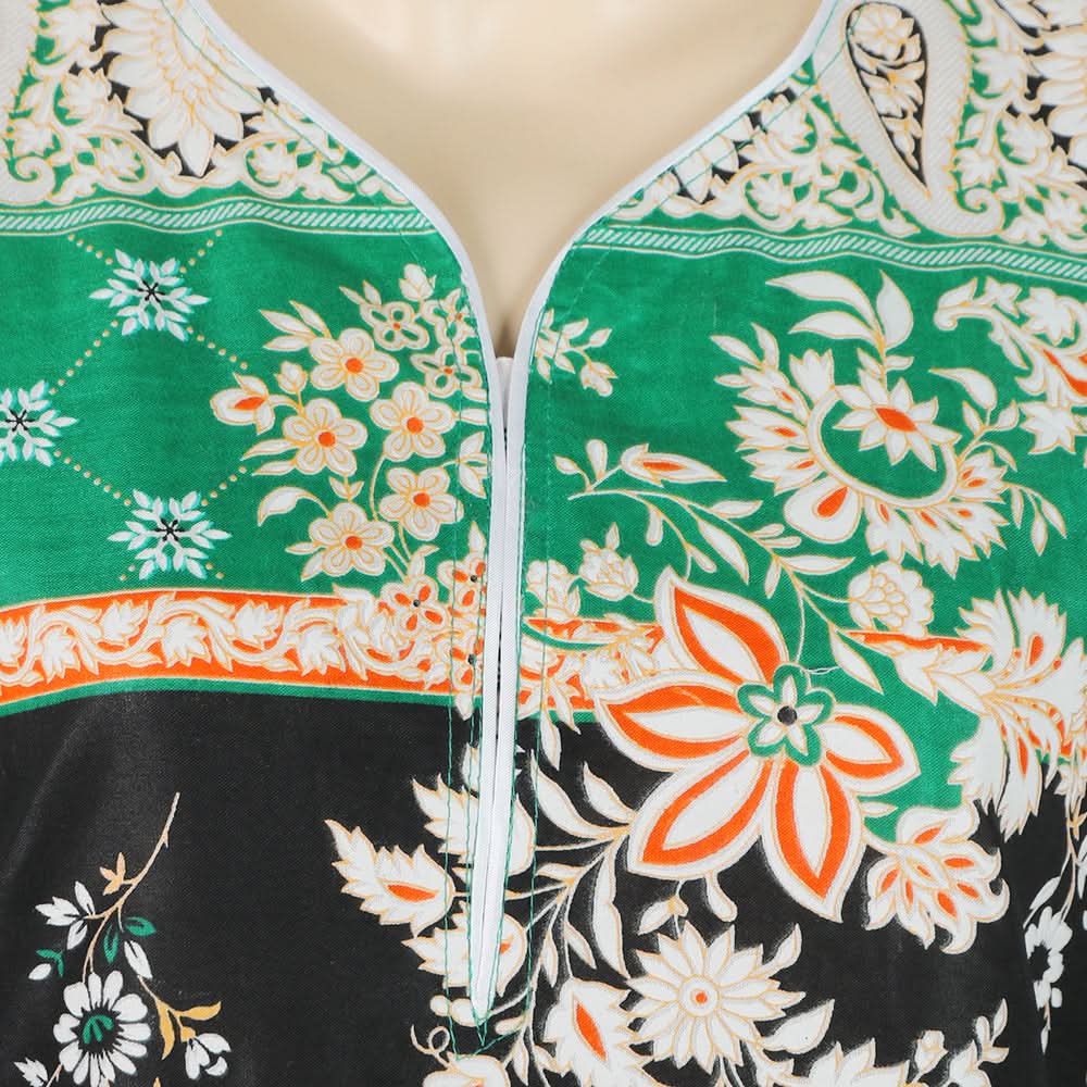 Women's Printed Lawn 2Pcs Suit - Green, Women Shalwar Suits, Chase Value, Chase Value