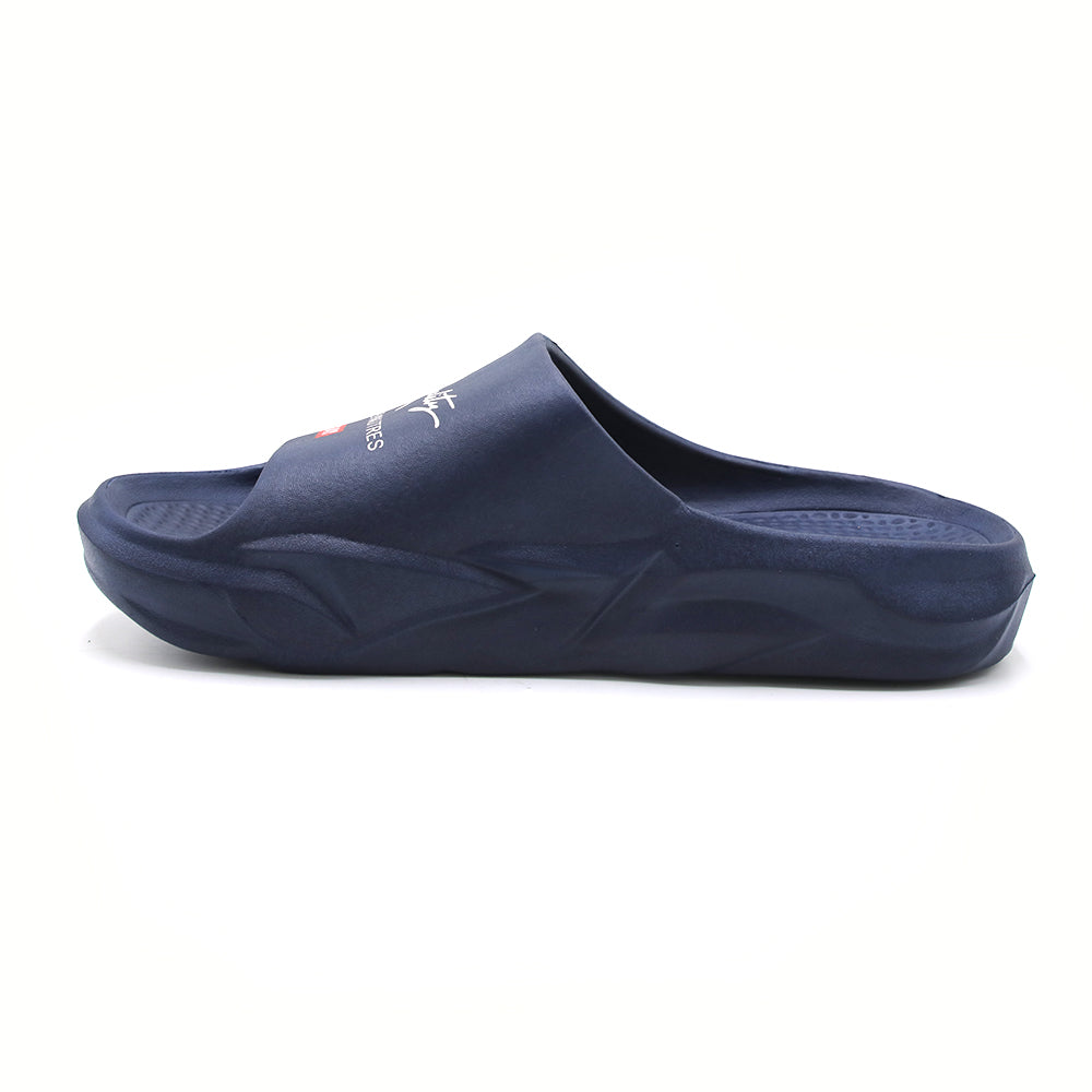Slip-on open toe Slider - Blue, Men's Slippers, Chase Value, Chase Value