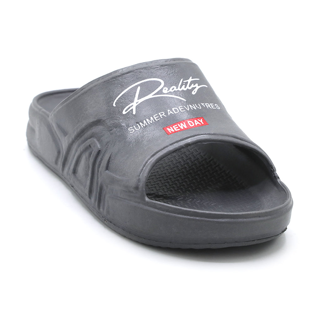 Boys Slider - Grey, Boys Slippers, Chase Value, Chase Value
