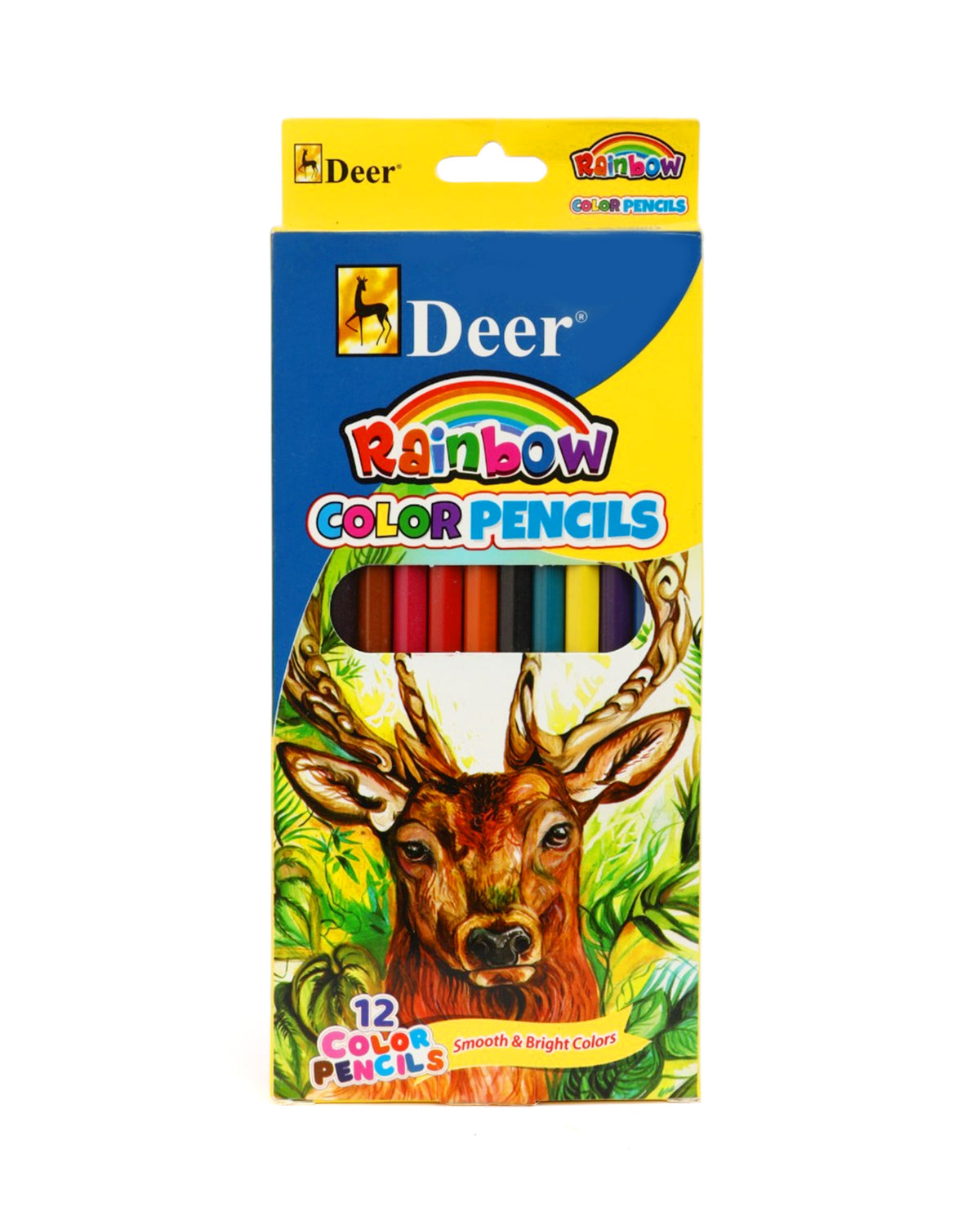 Deer Colour Pencils - 12 Pc