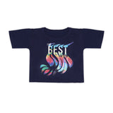 Eminent Girls Half Sleeves T-Shirt - Mid Blue, Girls T-Shirts, Eminent, Chase Value