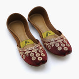 Women's Khussa - Maroon, Women Khussa, Chase Value, Chase Value