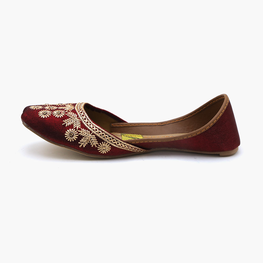 Women's Khussa - Maroon, Women Khussa, Chase Value, Chase Value