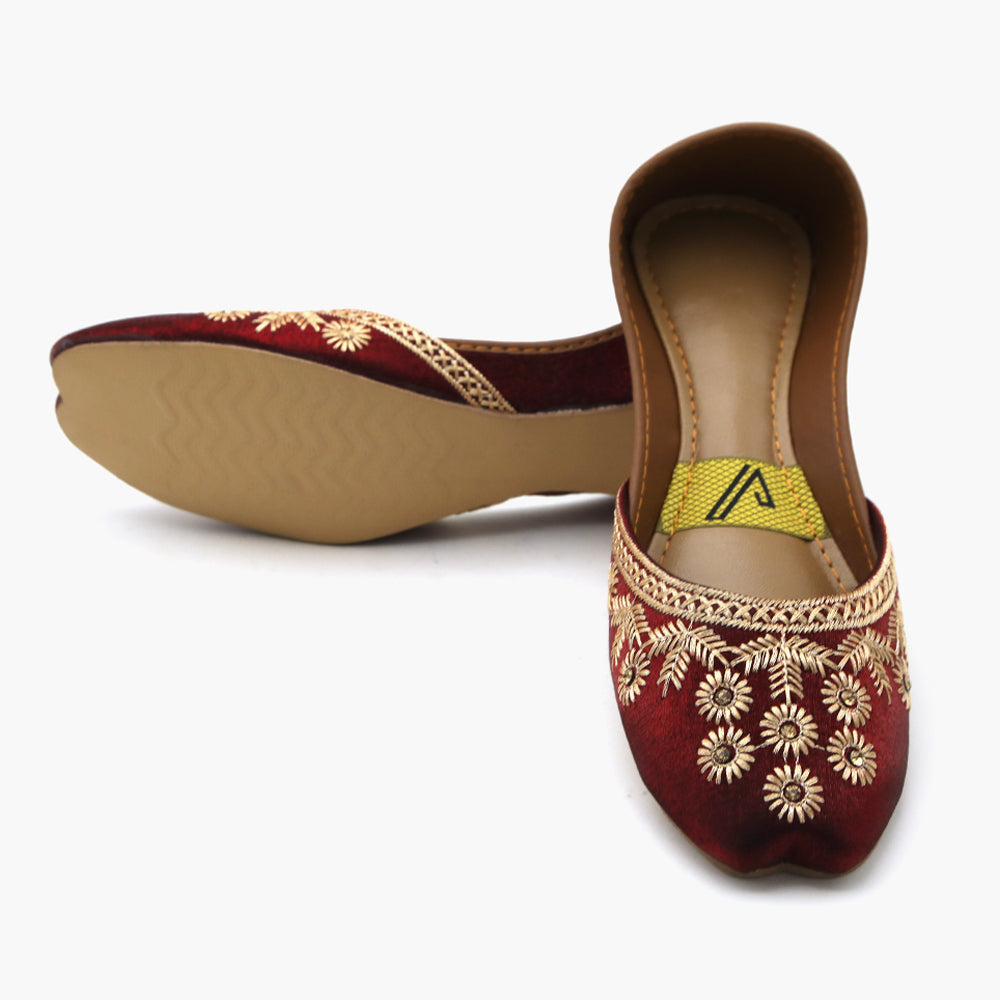 Women's Khussa - Maroon, Women Khussa, Chase Value, Chase Value
