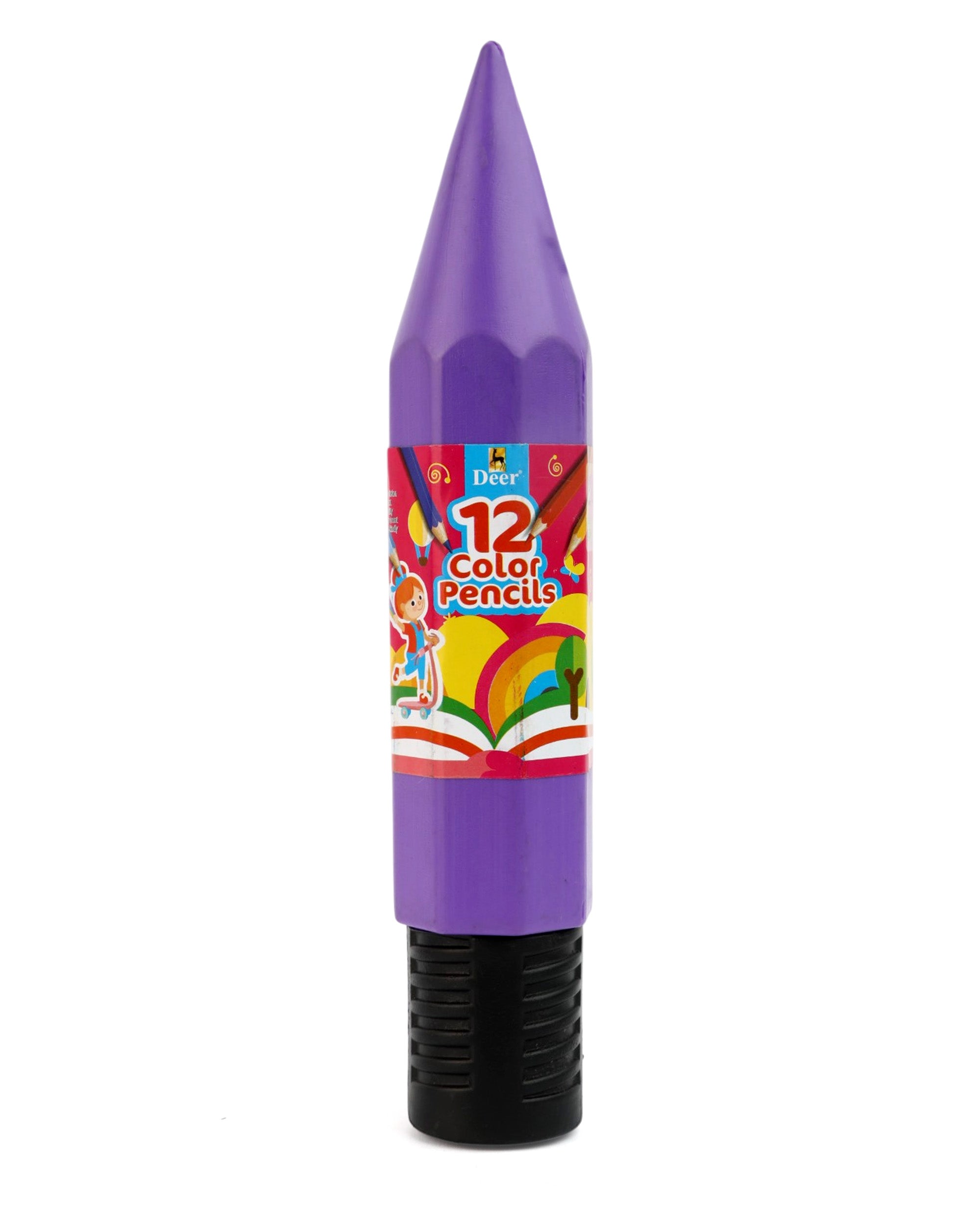 Deer Colour Pencils - 12 Pc