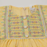 Girls Embroidered Shalwar Suit - Yellow, Girls Shalwar Kameez, Chase Value, Chase Value
