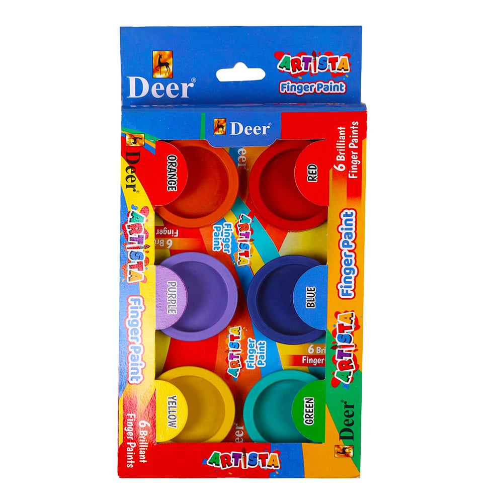 Deer Finger Paint 6 Pcs, Coloring Tools, Deer, Chase Value