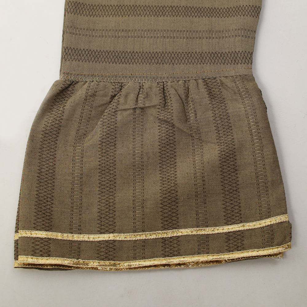 Girls  Embroidered Shalwar Suit - Olive Green, Girls Shalwar Kameez, Chase Value, Chase Value