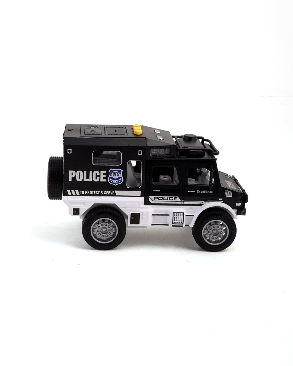 Friction Police Jeep W/Light & Music, Non-Remote Control, Chase Value, Chase Value