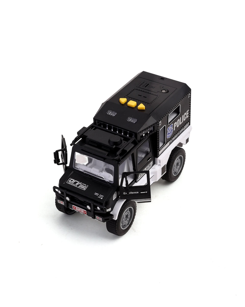 Friction Police Jeep W/Light & Music, Non-Remote Control, Chase Value, Chase Value