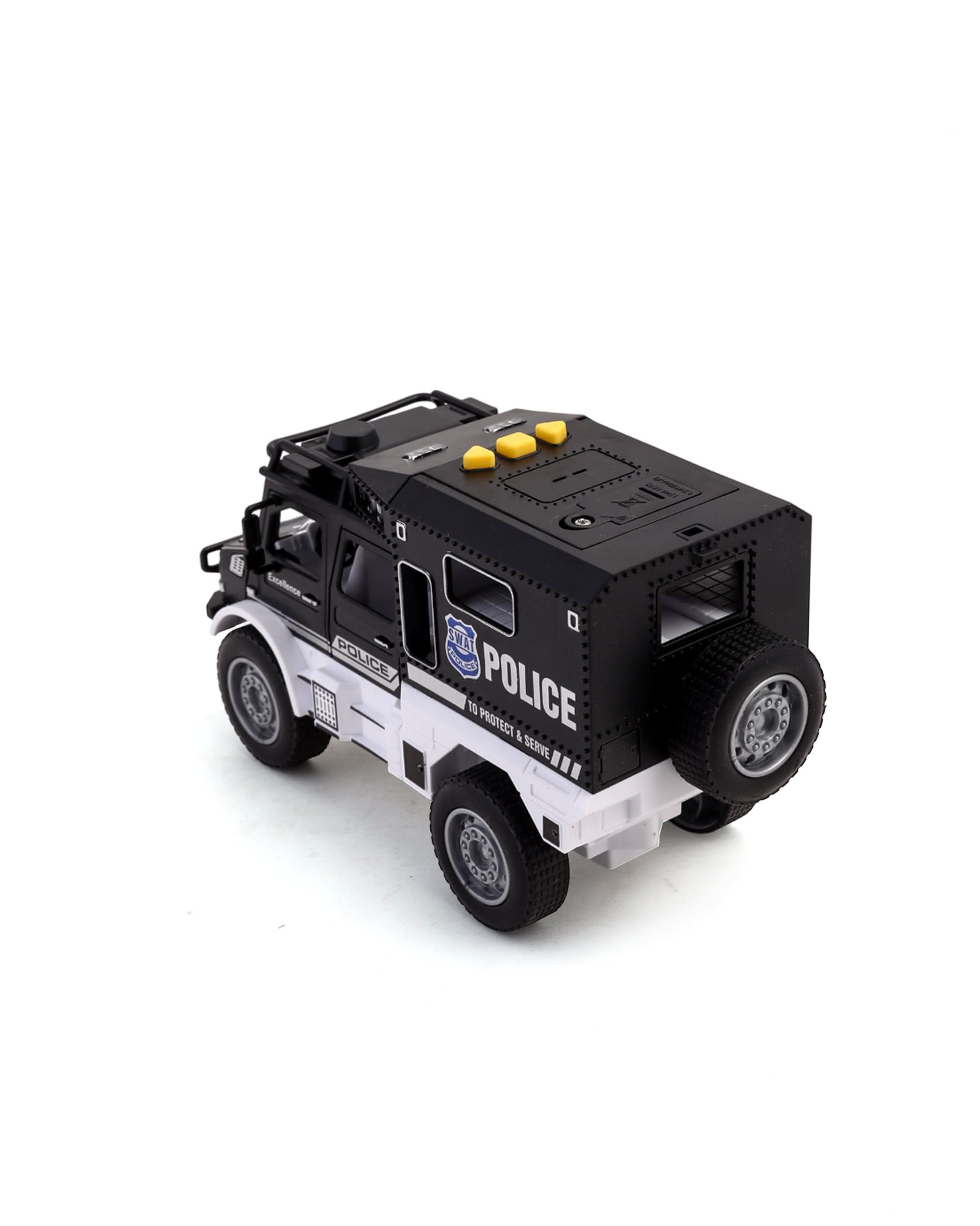 Friction Police Jeep W/Light & Music, Non-Remote Control, Chase Value, Chase Value