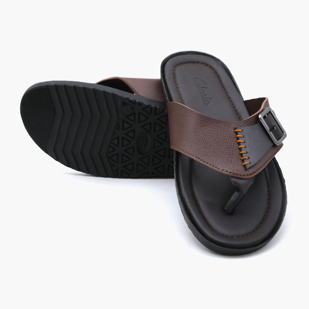 Men's Slipper - Brown, Men's Slippers, Chase Value, Chase Value