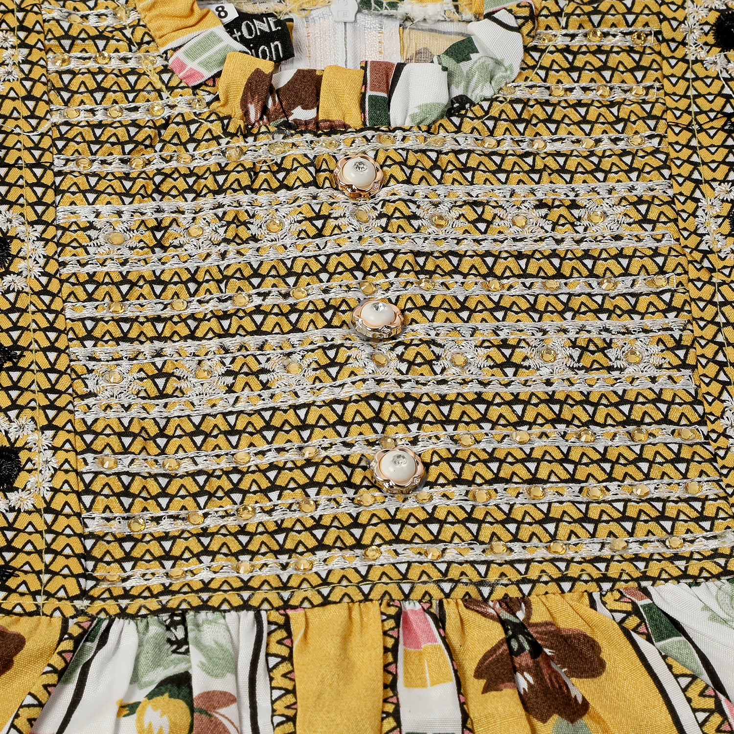 Girls Embroidered Shalwar Suit - Yellow, Girls Shalwar Kameez, Chase Value, Chase Value