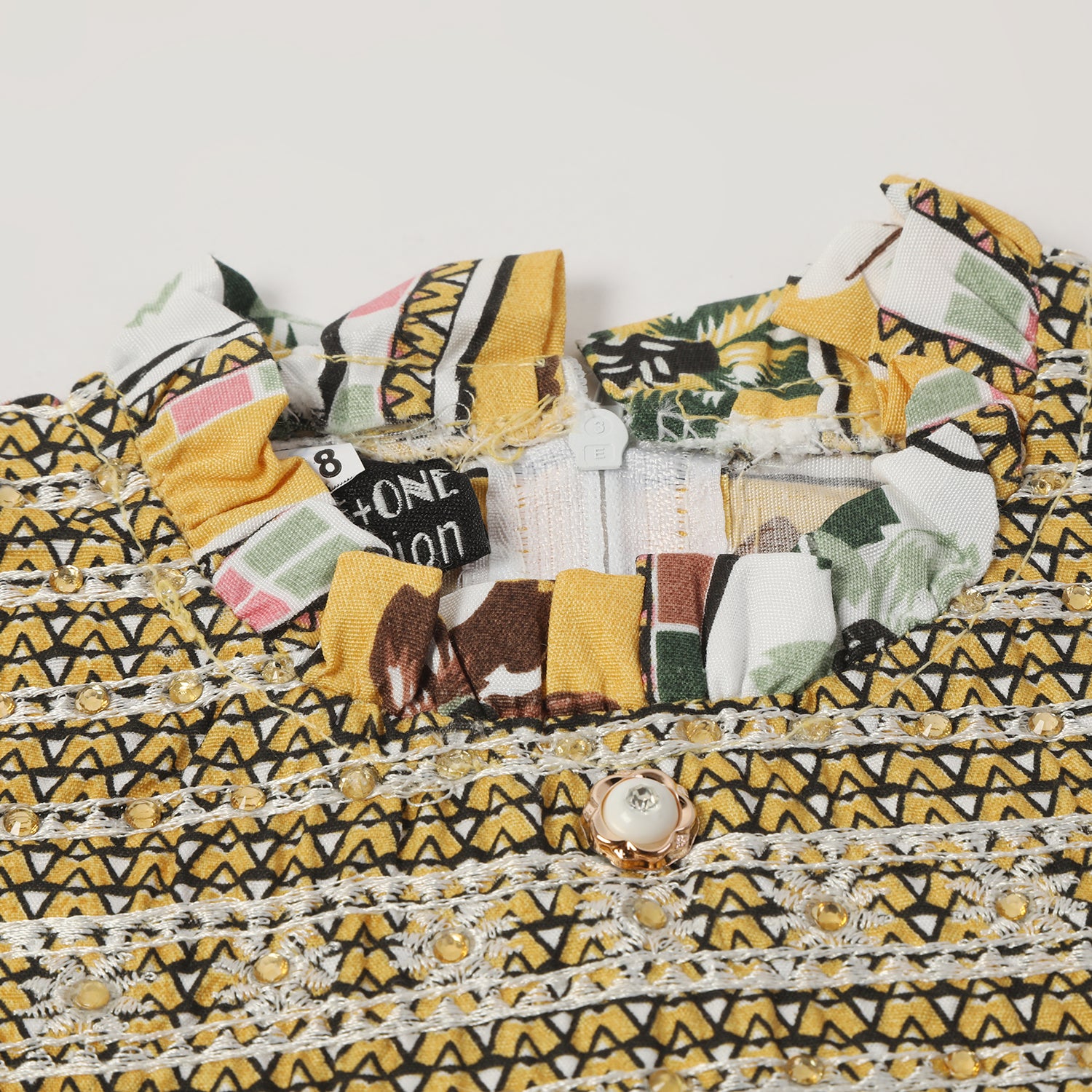 Girls Embroidered Shalwar Suit - Yellow, Girls Shalwar Kameez, Chase Value, Chase Value