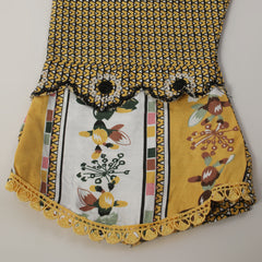 Girls Embroidered Shalwar Suit - Yellow