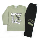 Boys Full Sleeves Pajama Suit - Olive, Boys Sets & Suits, Chase Value, Chase Value