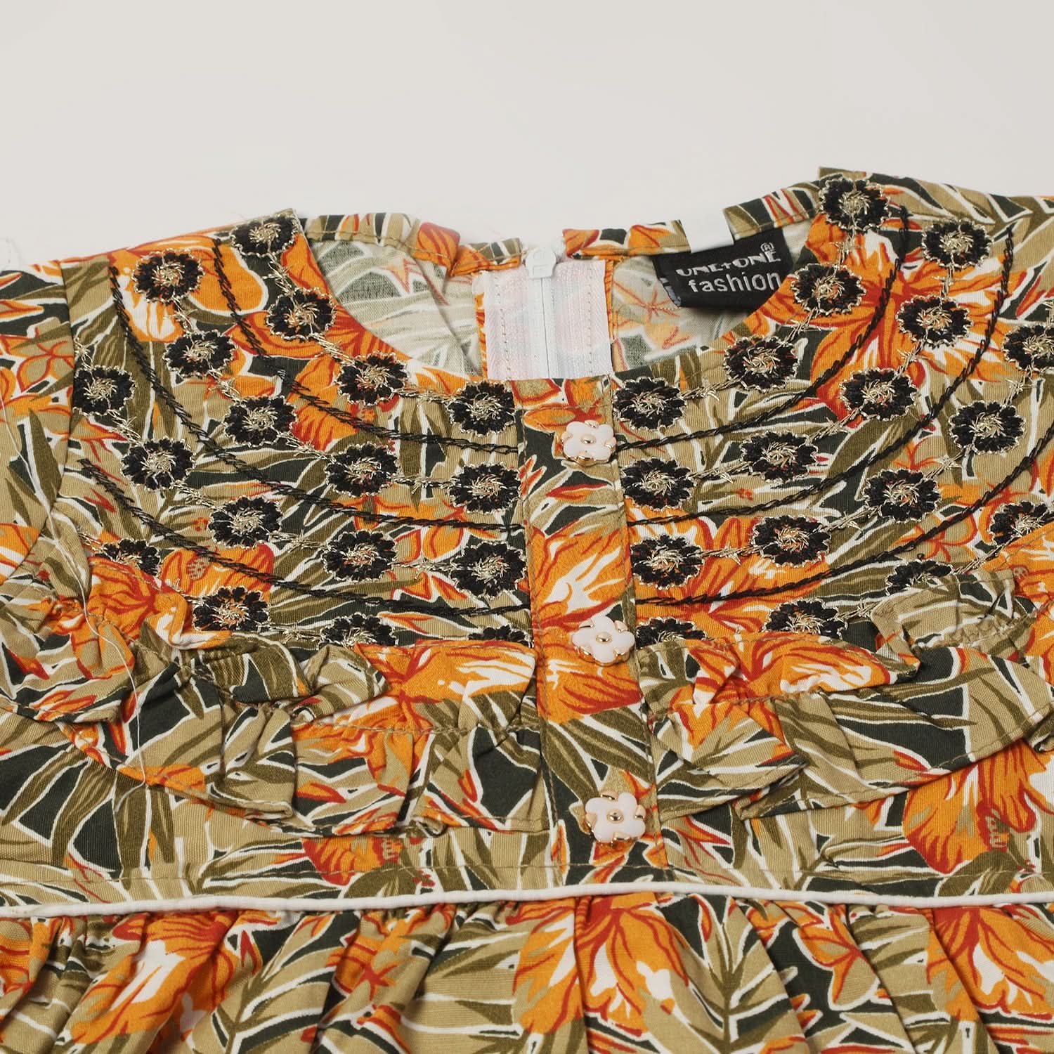 Girls Embroidered Shalwar Suit - Multi Color, Girls Shalwar Kameez, Chase Value, Chase Value