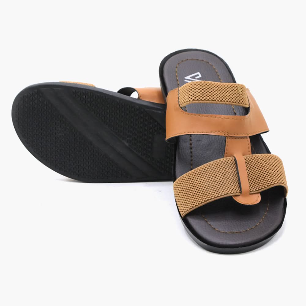 Men's Casual Slipper - Mustard, Men's Slippers, Chase Value, Chase Value